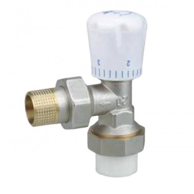 1/2 Inch Brass Heating Valve Temperature Control Angle Valve